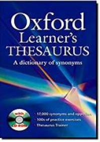 Image of Oxford Learner's Thesaurus : A Dictionary of Synonyms